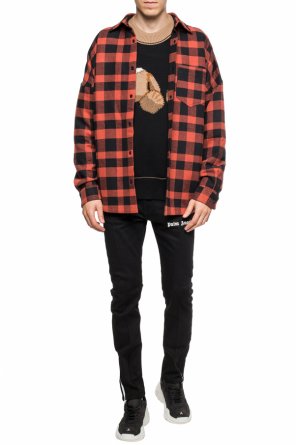 Patterned shirt with a logo, zdjęcie 2 Patterned shirt with a logo od Palm Angels